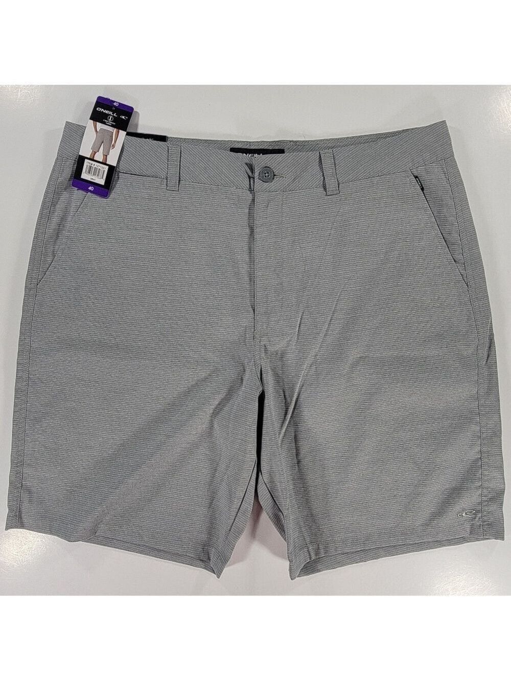 NEW O’Neill Men’s 40 Chino Walk Shorts Casual Flat Front Stretch 10” Hybrid NWT